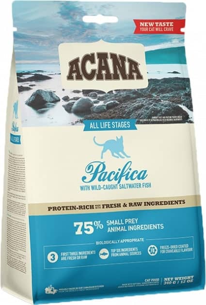 ACANA Pacifica Cat корм для кошек всех пород и возрастов с селедью   -  Сухой корм для кошек -   Вес упаковки: 5,01 - 9,99 кг  