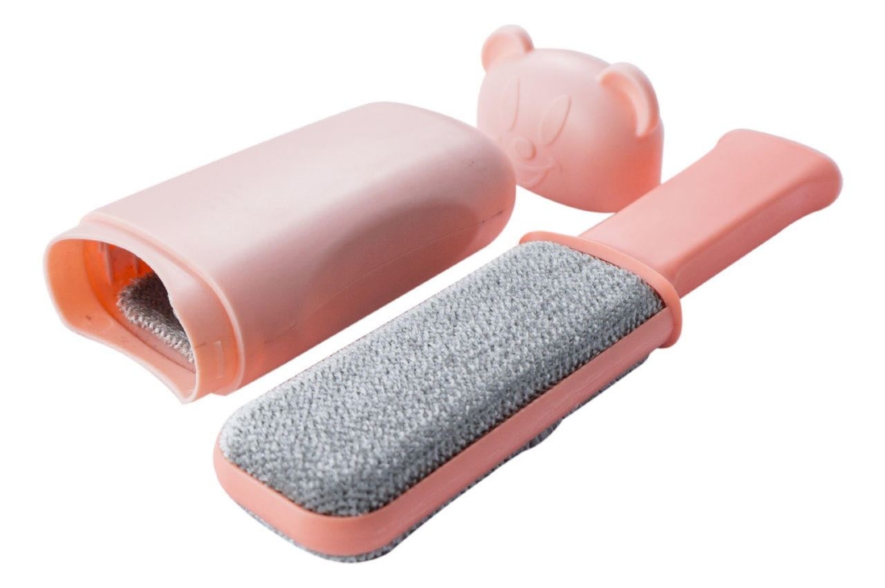 Щетка для уборки шерсти Мишка розовая  -  Полезные аксессуары - Другие     