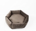 Лежак Леон меблевий велюр Коричневий 54*54*16 см. 2