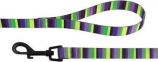 Поводок для собак URBAN нейлоновый Полоски Салатово-Фиолетовый 152 см 0