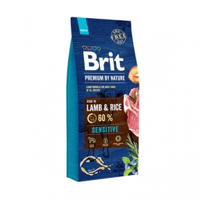 Brit Premium Sensitive Lamb & Rice корм для собак с чувствительным пищеварением