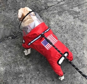 Дощовик USA червоний