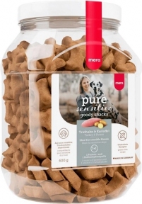 MERA good snacks pure sensitive Truthahn & Kartoffel индейка и картофель снеки для чувствительных собак 600гр 