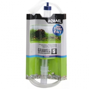 Aquael Gravel & Glass Cleaner s Грунтоочисник зі скребком для акваріума 26х46 см