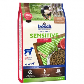 Bosch Sensitive Lamb & Rice Сухой корм для собак склонных к аллергии с ягненком и рисом