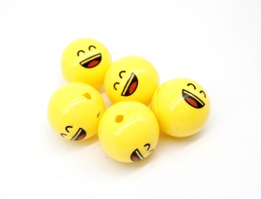 Мячики Смайлик Набор 3 см.