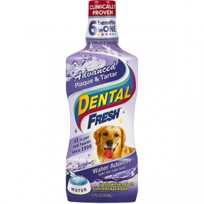 SynergyLabs Dental Fresh Advanced Сінерджі лабс свіжість зубів Едвансед, рідина від зубного нальоту і запаху з пащі собак і котів 503 мл 