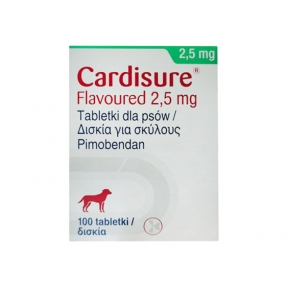 Кардішур 2,5мг 100 пігулок пімобендан, Нідерланди