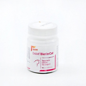 Dolfos Dolvit Biotyna Cat 90таб (Дольфос Долвит Биотин Кэт) Витамины для кошек