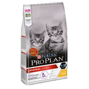 Pro Plan Original Kitten Сухой корм для котят с курицей 1,5 кг