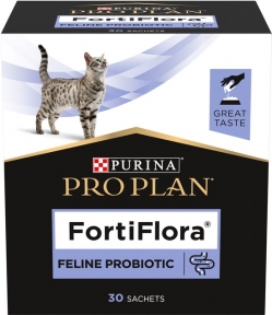 АКЦИЯ Pro Plan FortiFlora пробиотик для кошек и котят для здорового пищеварения и укрепления иммунитета 30 х 1 гр