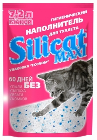 Silicat Maxi силікагелевий наповнювач для котів 7.2 л
