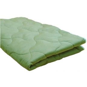 Пелюшка багаторазова для собак мікровелюр оливкова