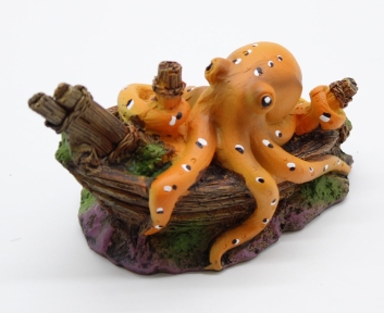 Осьминог для аквариума, 11×6×7 см