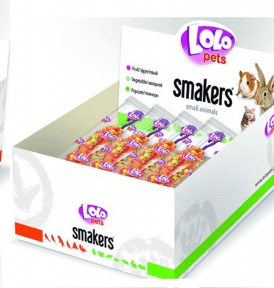 Lolo Pets Extrimo Smakers для кролика с овощами 45 г 73131