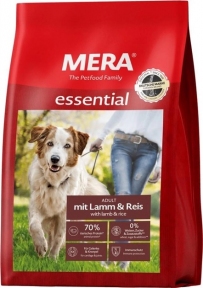 MERA essential Lamm&Reis ягненок и рис корм для взрослых собак, 1 кг