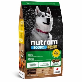 Nutram S9 Sound Balanced Wellness Сухой корм для собак с ягнёнком и ячменем 11.4 кг