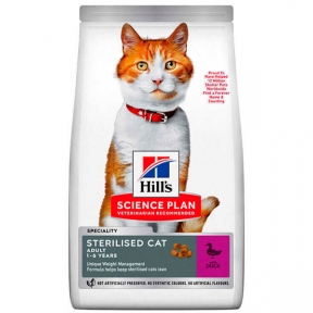 Hill's SP Fel Adult Sterilised Cat Duck Сухий корм для стерилізованих котів з качкою