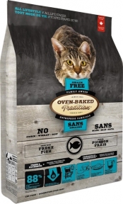 Oven-Baked Tradition Полностью сбалансированный сухой корм для кошек из свежего рыбного мяса 350 г.