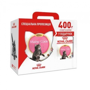 Акція сухий корм Royal Canin Maine Coon Kitten 2кг + 400г в подарунок