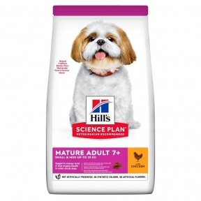 Hill's (Хіллс) Science Plan Mature Adult 7+ Small&Mini with Chicken Сухий корм для собак дрібних порід віком від 7 років з куркою