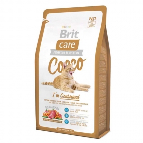 Brit Care Cat Cocco I am Gourmand сухий корм для вибагливих кішок