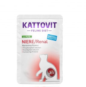 Kattovit Diet Renal, шматочки у соусі яловичина 85 г.