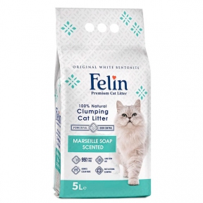 Felin наполнитель для кошек и котов с ароматом марсельского мыла