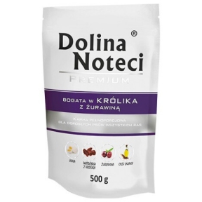 Dolina Noteci Premium влажный корм для собак Кролик с клюквой