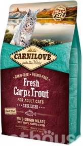 Carnilove Lamb&Wild Boar for Adult Sterilised Cats Сухой корм для стерилизованных котов с ягненком и диким кабаном