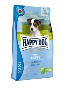 Happy Dog Sensible Mini Puppy сухой корм с ягненком и рисом для щенков малых пород 800 гр