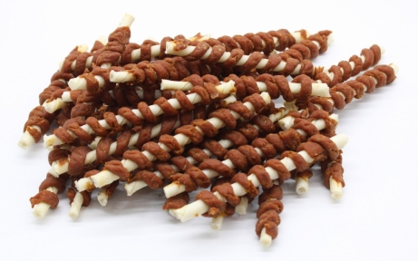 Ласощі для собак Кальциновані палички з м'ясом кролика 500 г