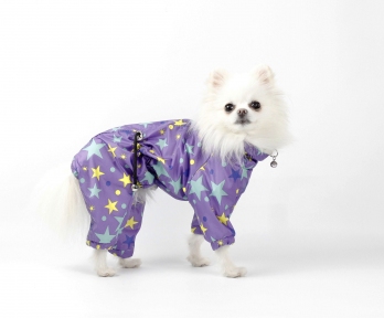 Дождевик Романтик Для собак, плащевка без подкладки унисекс Дождевик Романтик Для собак, плащевка без подкладки унисекс