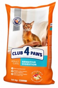 Акция Club 4 paws Sensitive (Клуб 4 лапы) Корм для чувствительно пищеварения