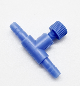 Перехідник МТ-200 пластиковий прямий регульований синій, набір 10шт