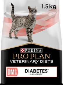 АКЦІЯ Pro Plan Veterinary Diets DM ST/OX сухий корм для регулювання надходження глюкози у кішок 1,5 кг