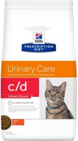 Hill`s PD Feline C/D Multicare Stress корм для кошек курица 400 г