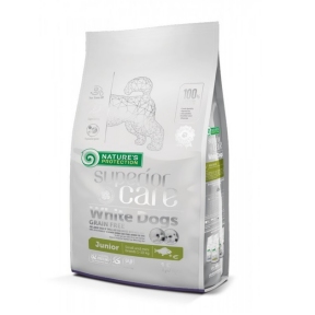Корм Superior Care White Dogs Grain Free Junior Small and Mini Breeds для щенков мелких пород с белым окрасом шерсти беззерновой 1,5 кг.