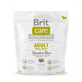 Brit Care Adult Small Breed Lamb&Rice Гіпоалергенний корм для собак дрібних порід з ягням і рисом