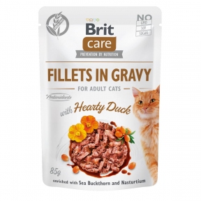 АКЦИЯ Brit Care Cat Pouch Филе утки в соусе для котят 85 г