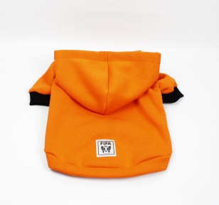 Худі French Orange для французьких бульдогів помаранчевий