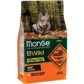 Monge Dog Bwild Gr.Free Качка Сухий корм для собак 2,5 кг