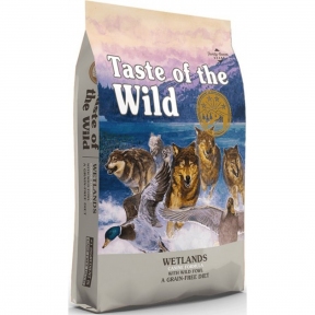 Taste of the wild Wetlands Canine корм для собак корм для собак с уткой и перепелом 12,2кг 