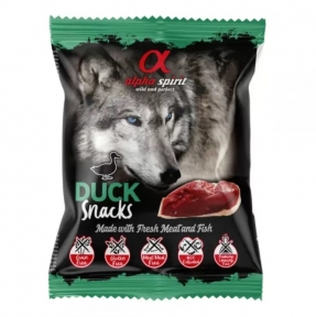 Alfa Spirit Dog Snacks Duck полувлажное лакомство из утки, кубики 35г 