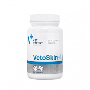 VetExpert VetoSkin Препарат для здоров'я шкіри та шерсті, 60 шт