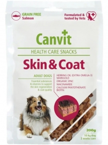 Canvit Skin and Coat для шкіри та шерсті Ласощі для собак 200г