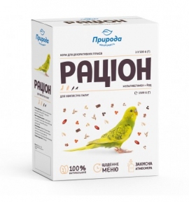 Рацион «Мультивитамин + Йод» для волнистых попугаев Сузирье 1,5кг
