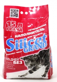 Silicat Grand силікагелевий наповнювач для котів 15л