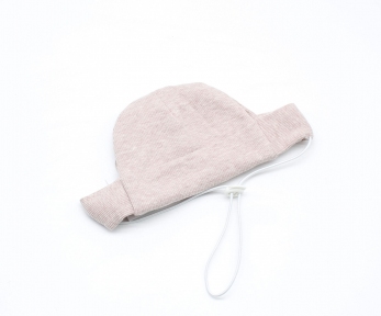 Шапка Біні трикотаж корал-меланж, S