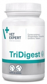 VetExpert TriDigest, Добавка поддерживающая пищеварение у собак и кошек 40 таб.